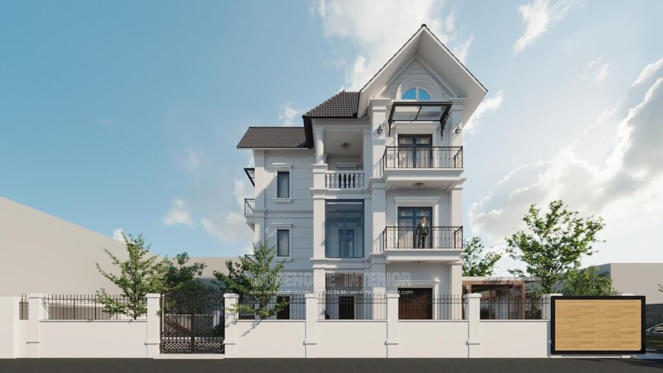 Thiết kế biệt thự phố sang trọng với lối kiến trúc hiện đại mang lại cho gia chủ không gian sông thoải mái giữa chốn thị thành đông đúc thiết kế kiến trúc